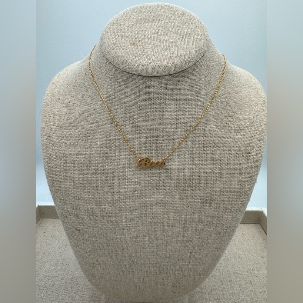 🆕 Stella & Dot: 💛Gold BOSS Necklace💛 - Picture 2 of 9